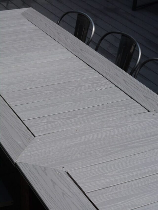 DIY Composite Decking Outdoor Table