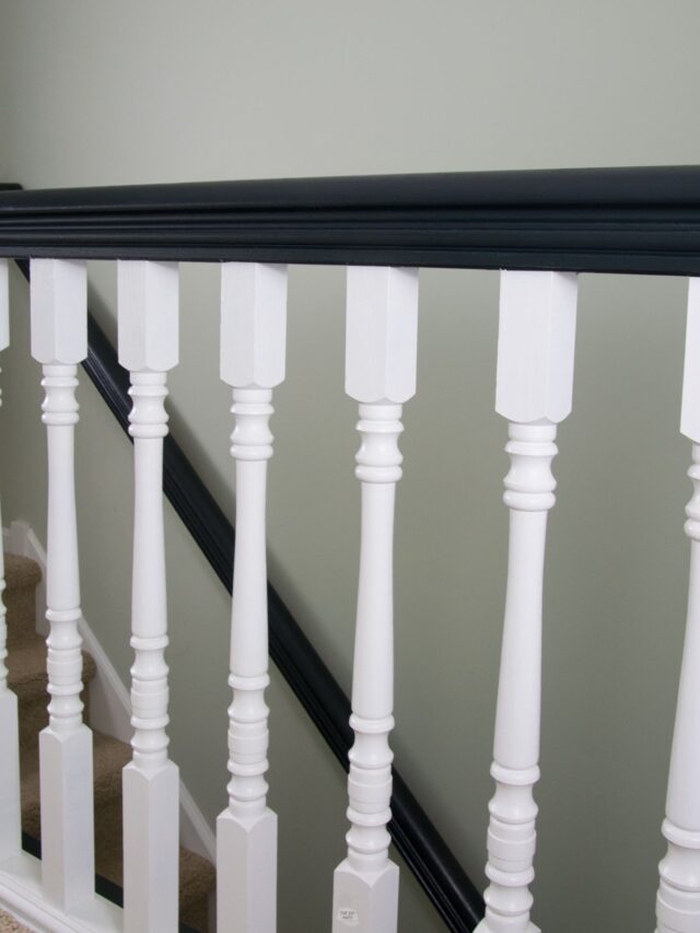 How To Paint Your Staircase Railing
