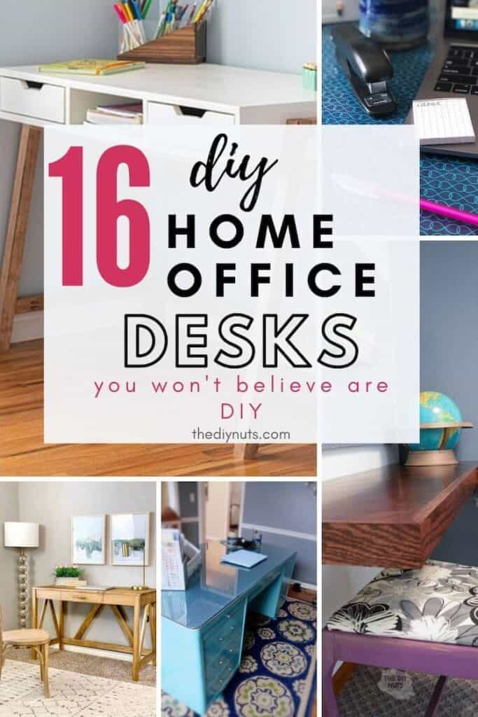 16 diy home office desks you won't believe are DIY