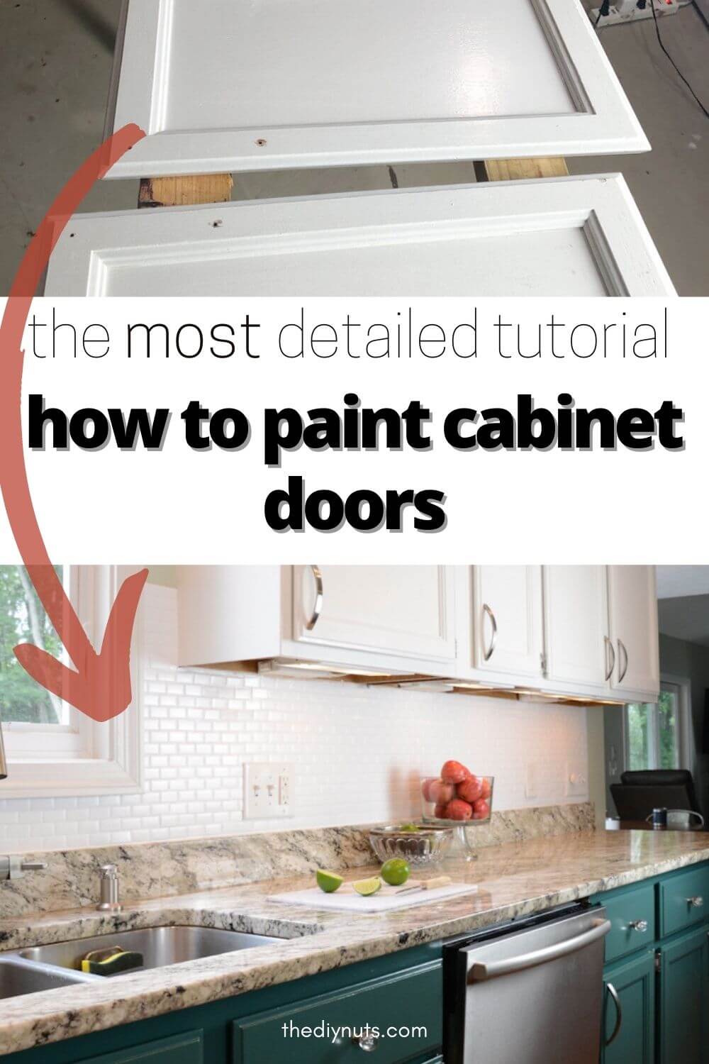 how to paint cabinet doors with white doors showing newly painted kitchen